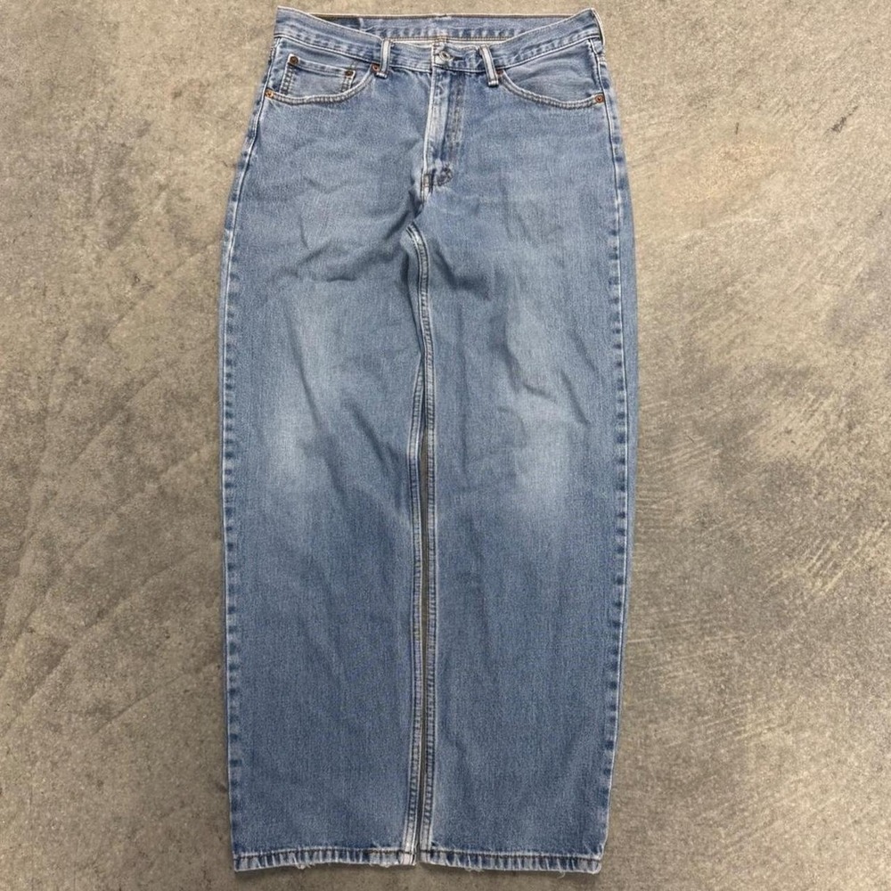 Men's Levi's 550 Jeans Lightwash 2000's Cotton Baggy Straight Leg 34x30